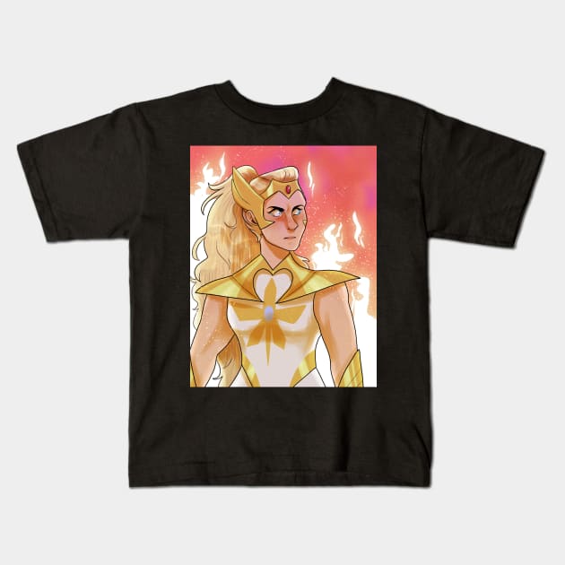 She Ra! Kids T-Shirt by NeonBo